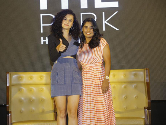 Reel And Real Mithali Raj At Shabaash Mithu Event